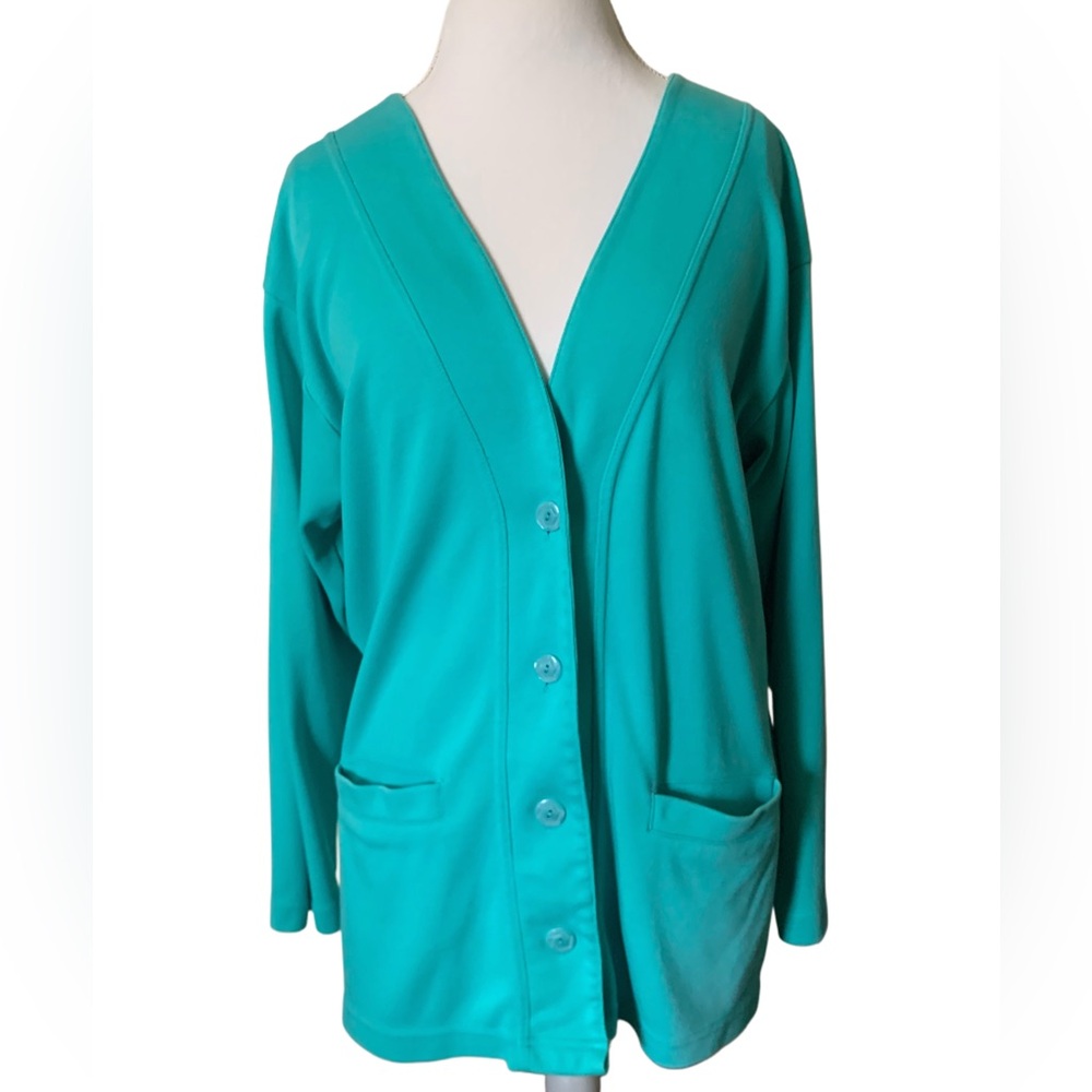 VINTAGE Koret Francisca Women's Teal Cardigan